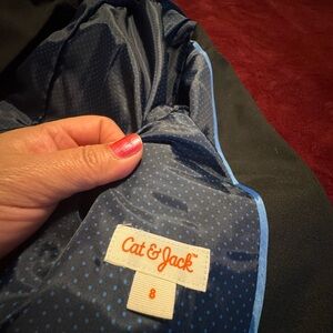 Cat & Jack Navy Polka Dot Jacket